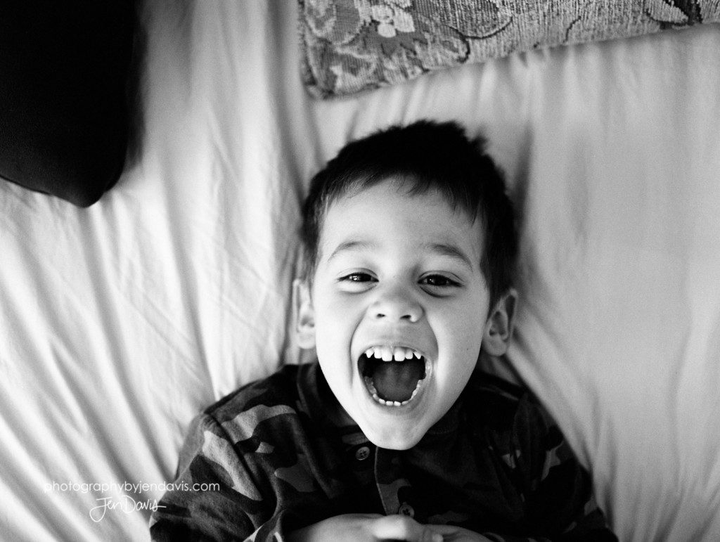 boy laughing