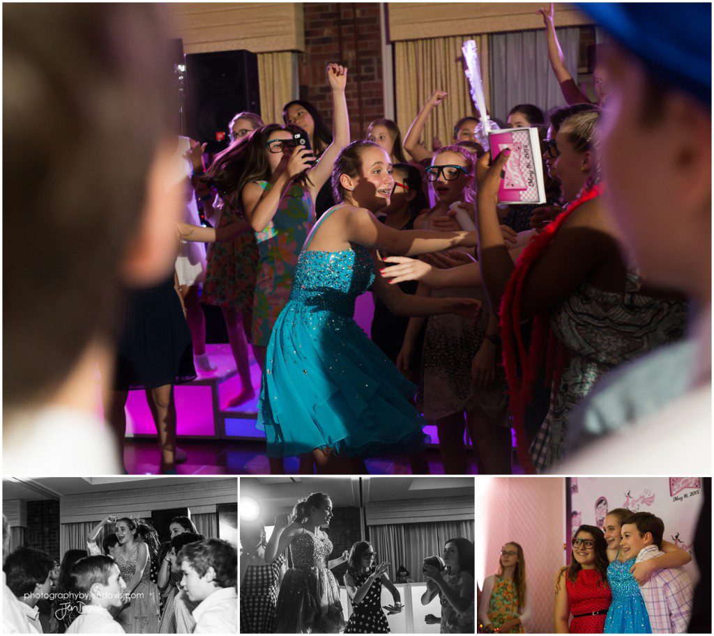 the finale at a bat mitzvah