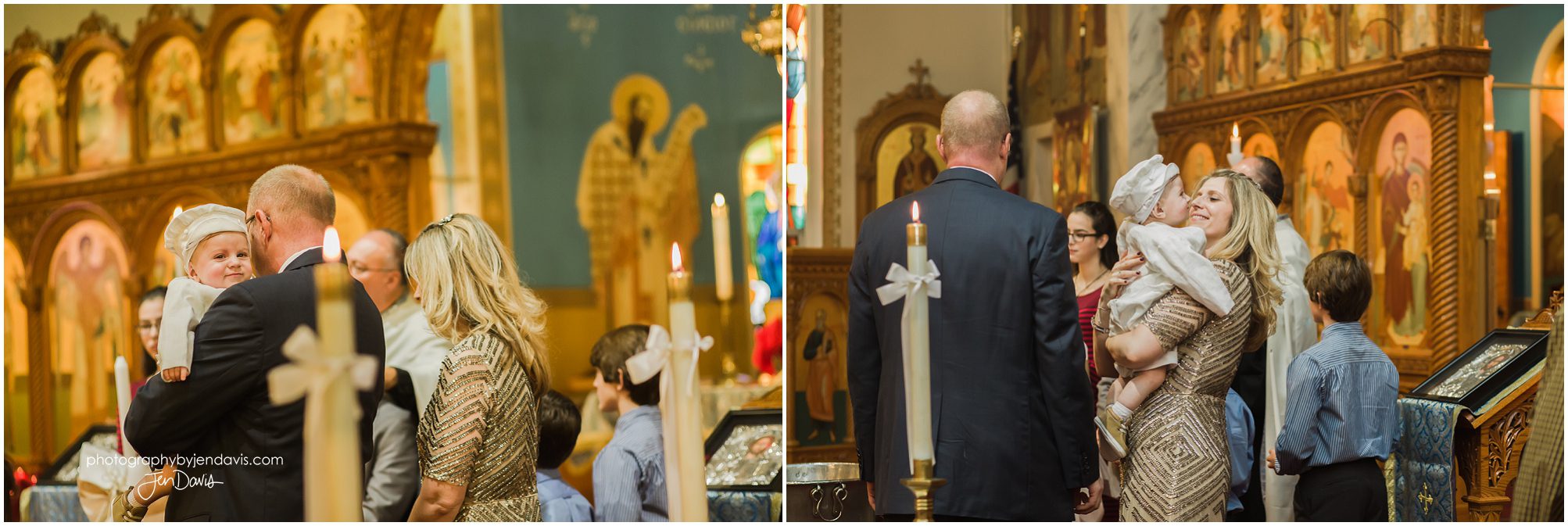 Details of Greek Baptism service and reception