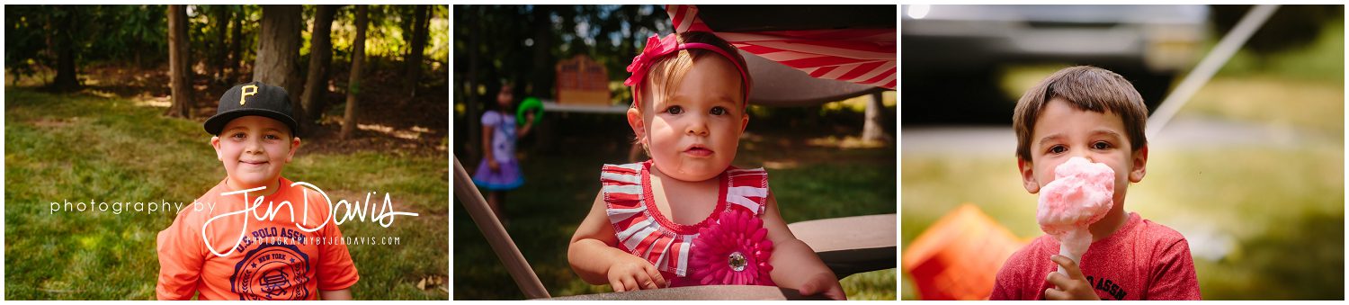 carnival themed 1 year old girl birthday party