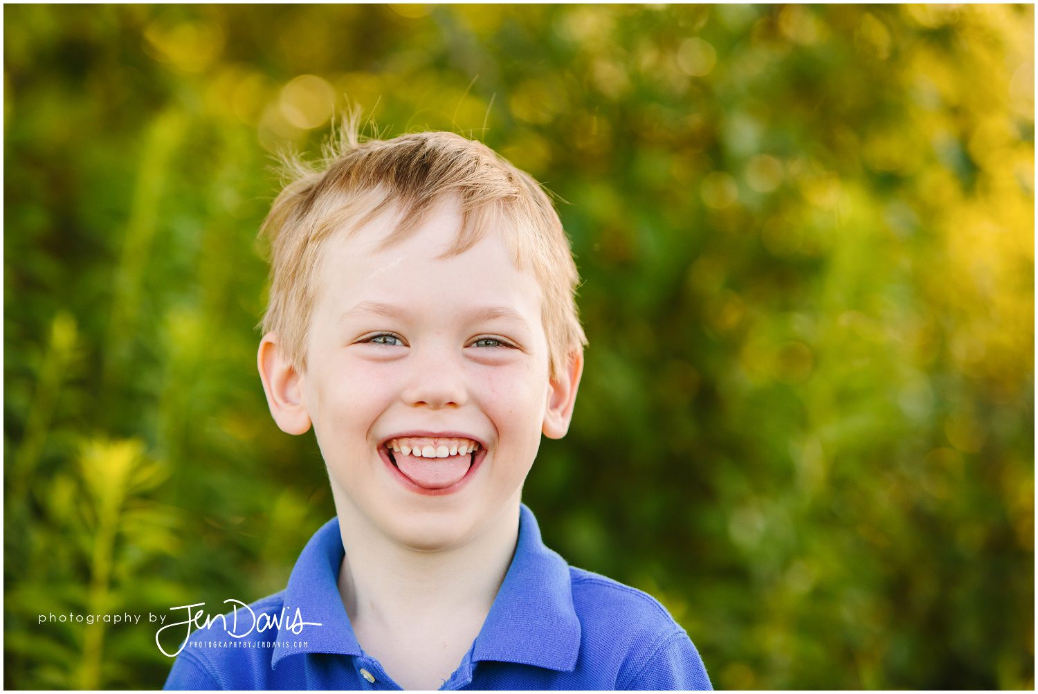 6 year old boy smiling