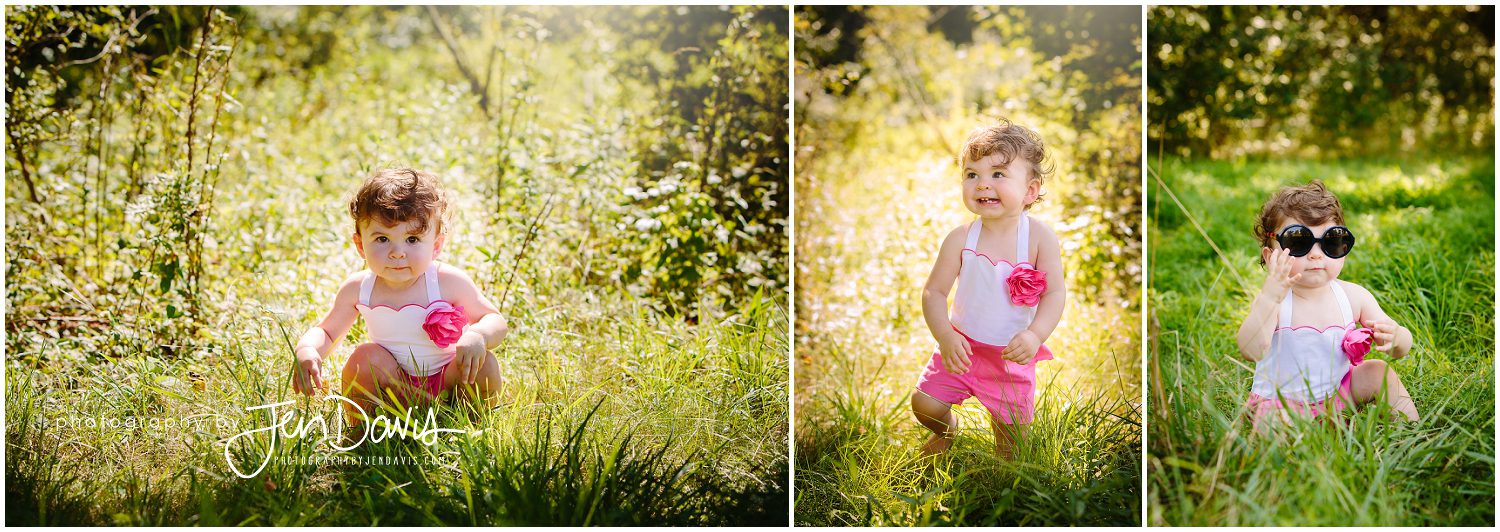 First Birthday Portraits for 1 year old girl
