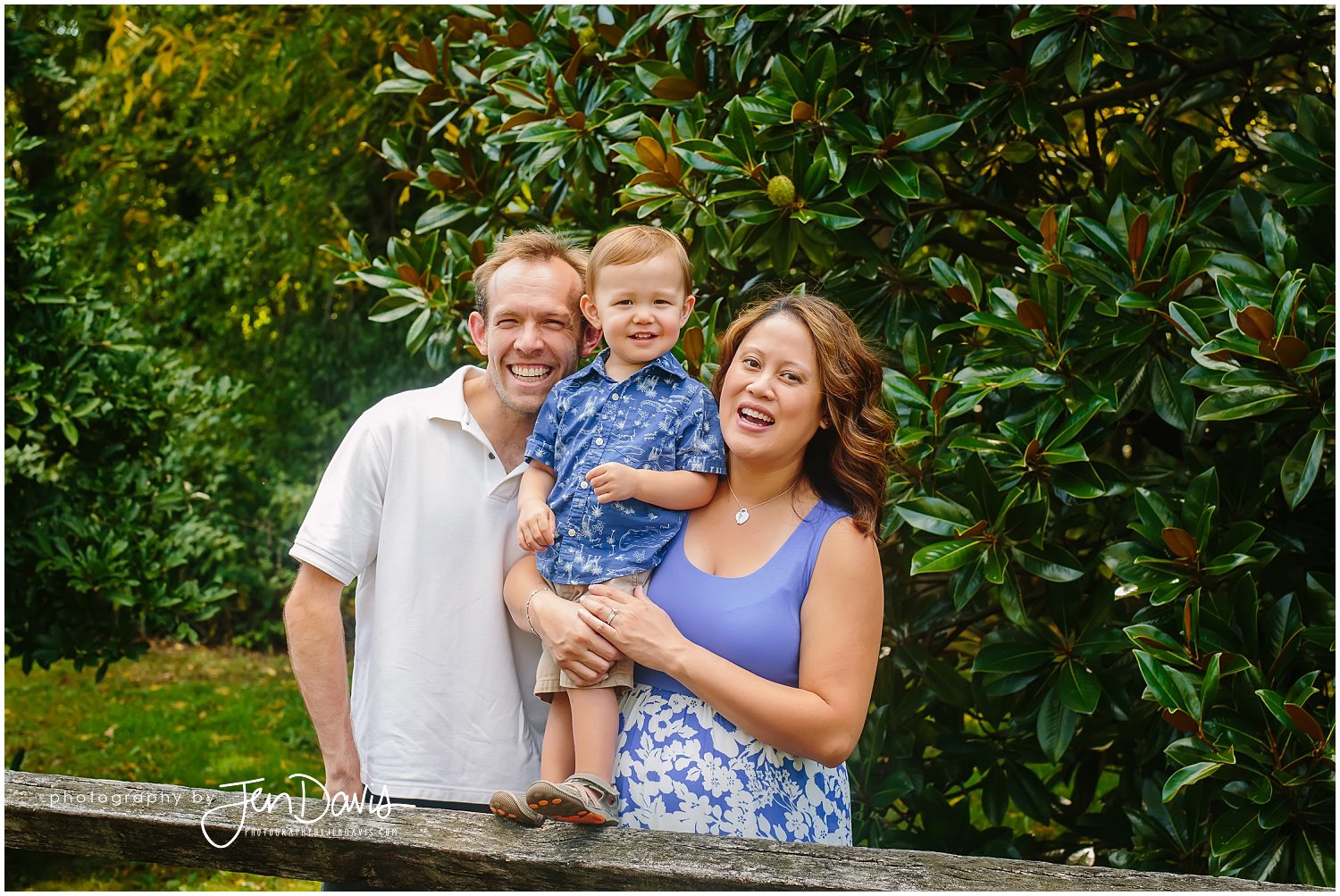 Family with 2 year old boy expecting baby boy, maternity in the garden