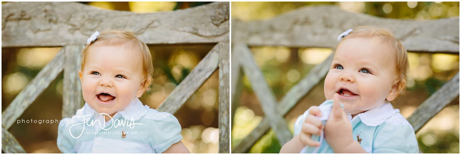 Family First Birthday Photo Session Robbinsville Gardens