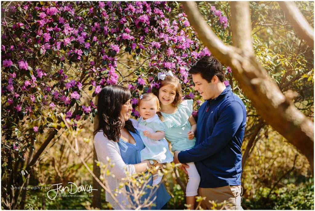 Family First Birthday Photo Session Robbinsville Gardens