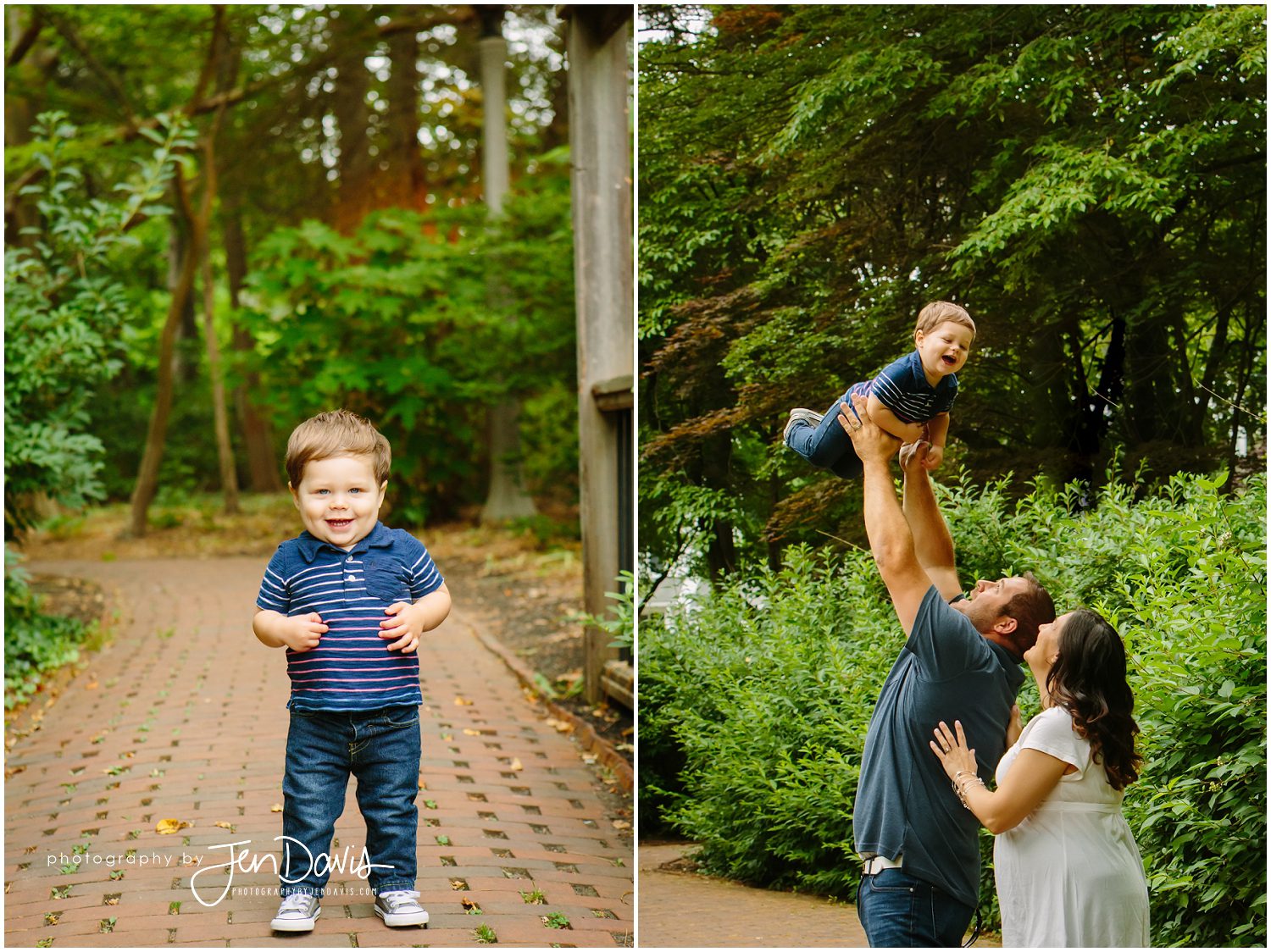 garden maternity family session