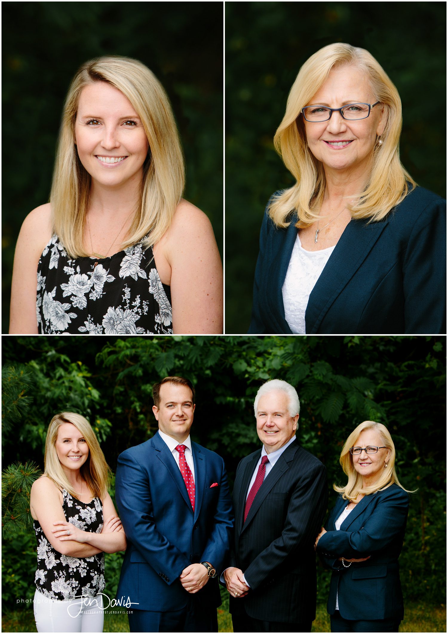 Financial Advisors head shot and group photo