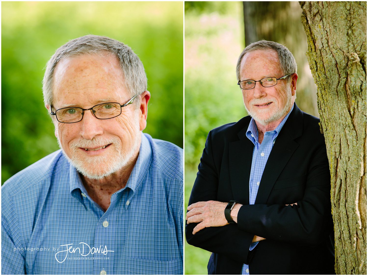 outdoor head shot photograph in Princeton