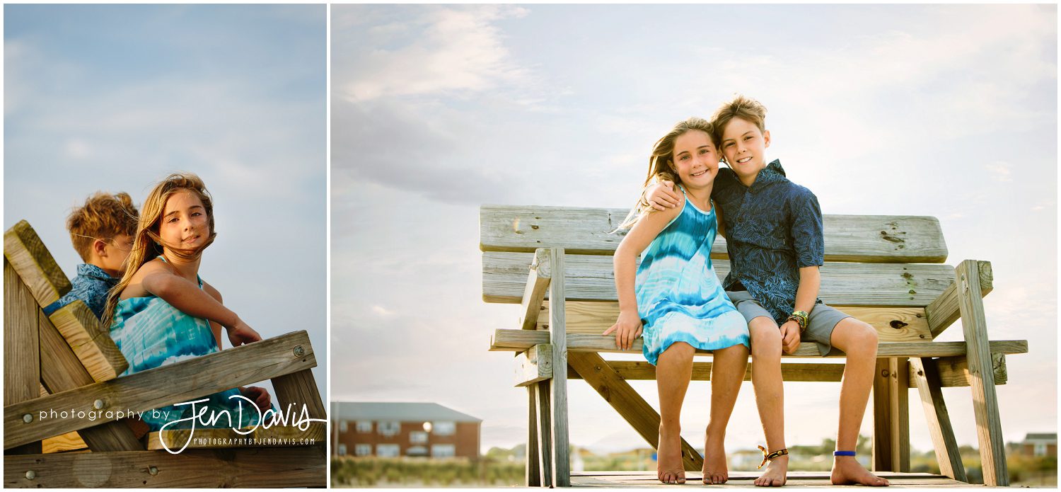 Ocean Grove beach pictures with children