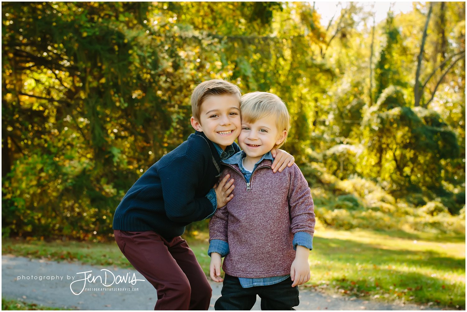 family fall portraits in Princeton