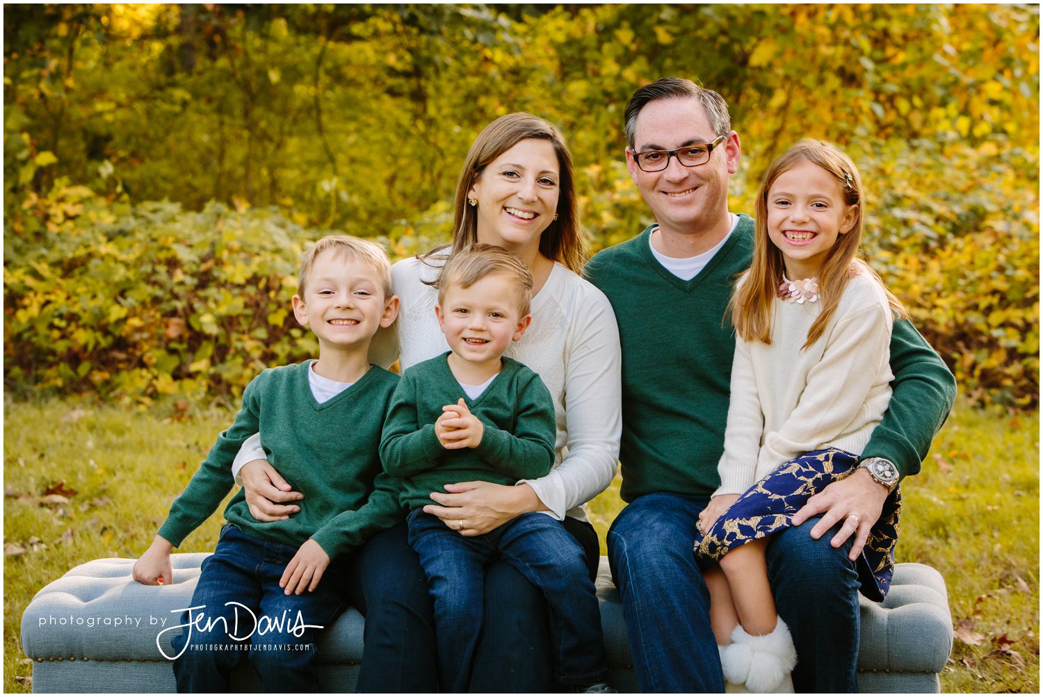 family fall portraits in Princeton