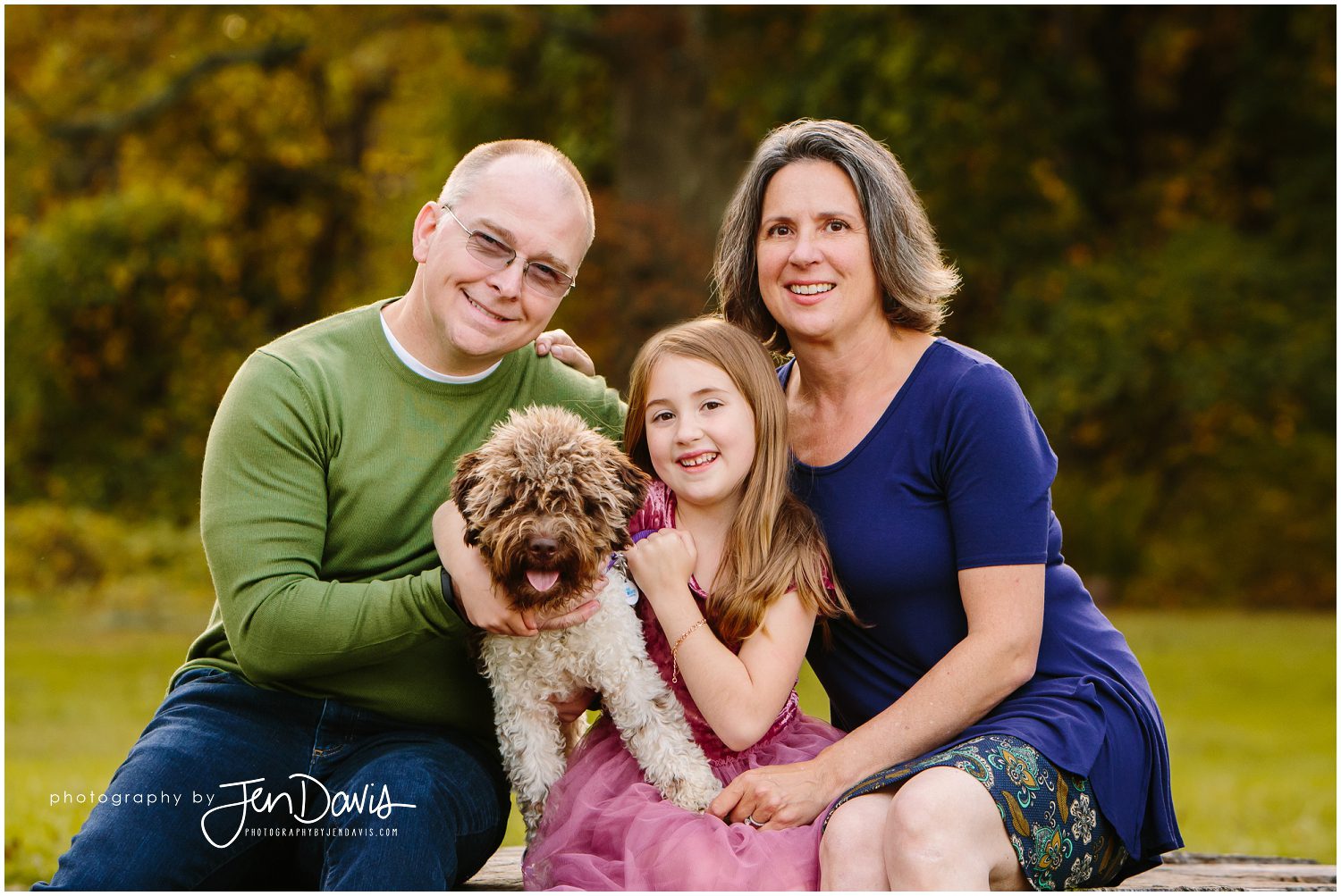 family fall portraits in Princeton