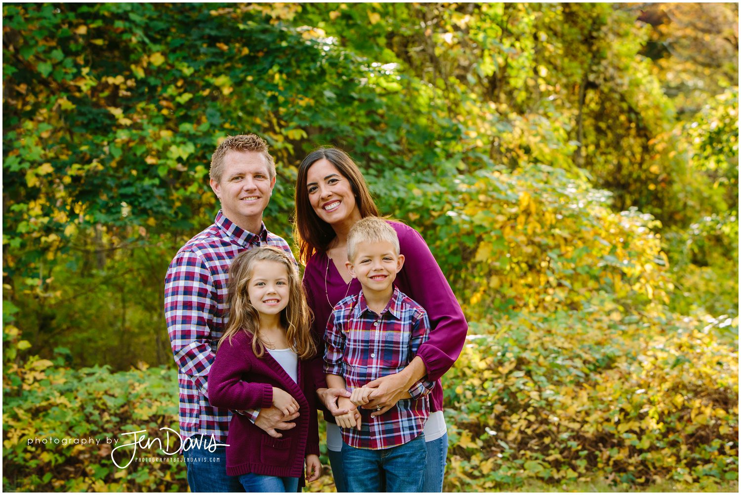 family fall portraits in Princeton