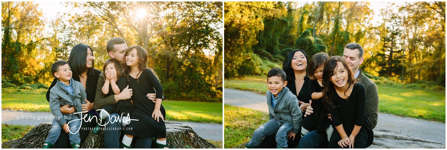 family pictures in the fall