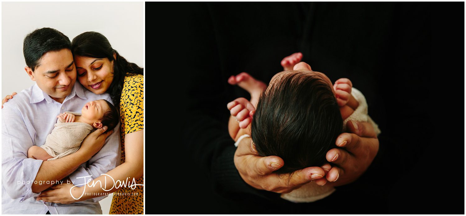 Mom and Dad with 14 day old baby