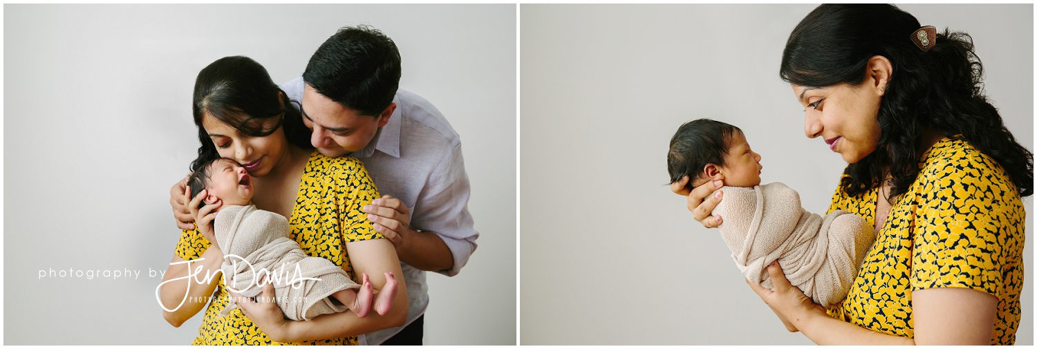 Mom and Dad with 14 day old baby
