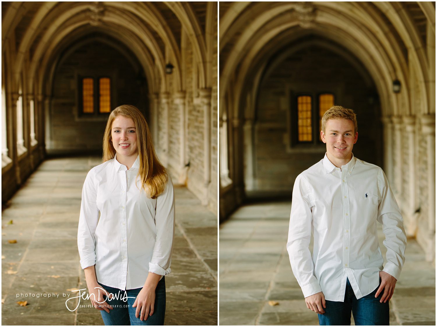 Princeton University senior portrait