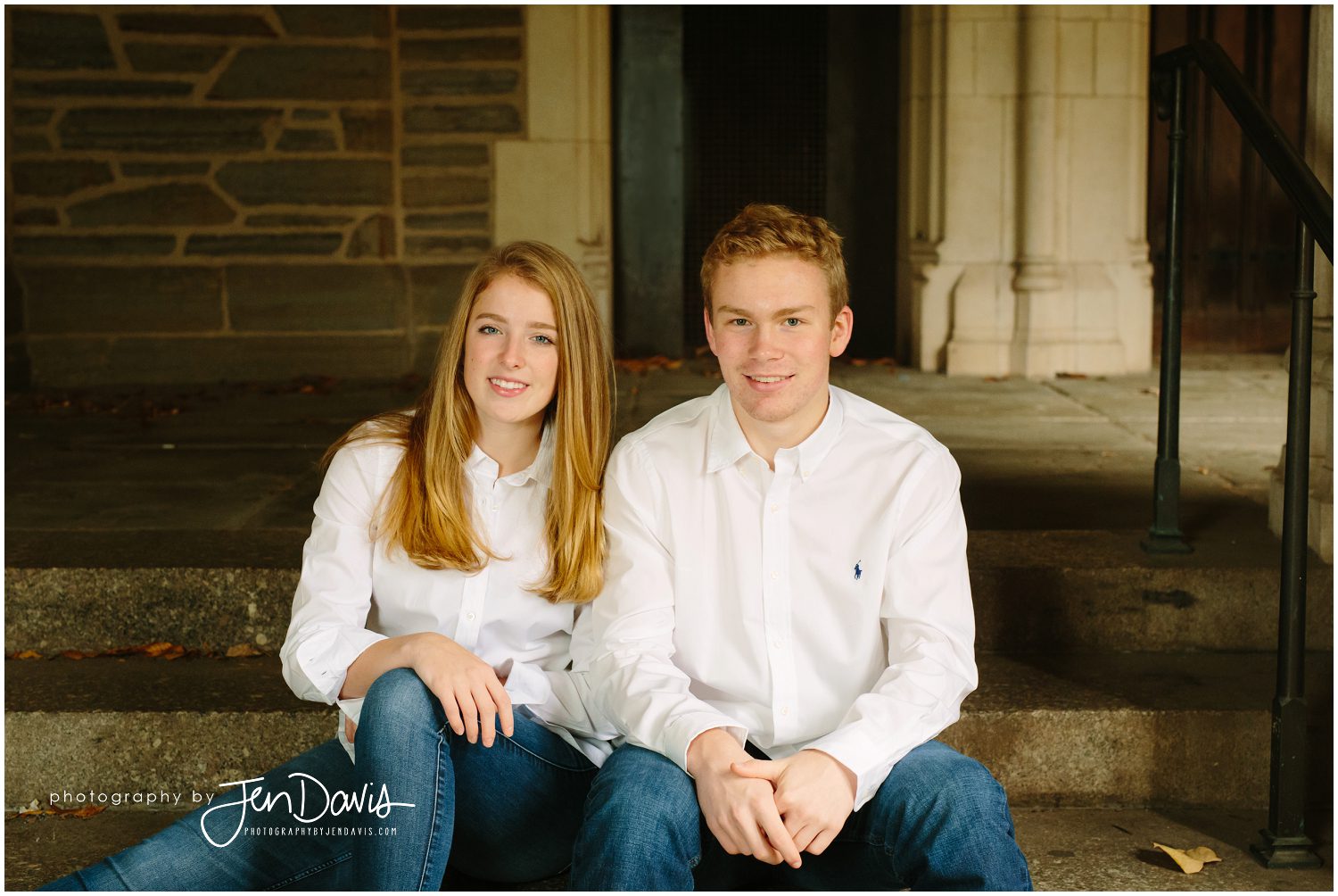 Princeton University senior portrait