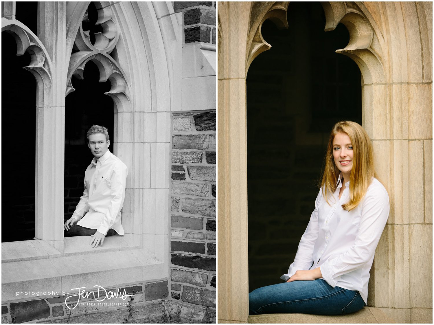 Princeton University senior portrait