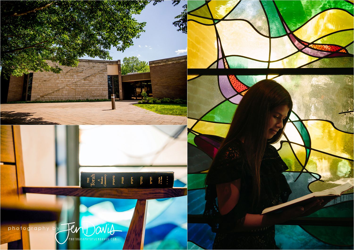 synagogue bat mitzvah portraits in Princeton