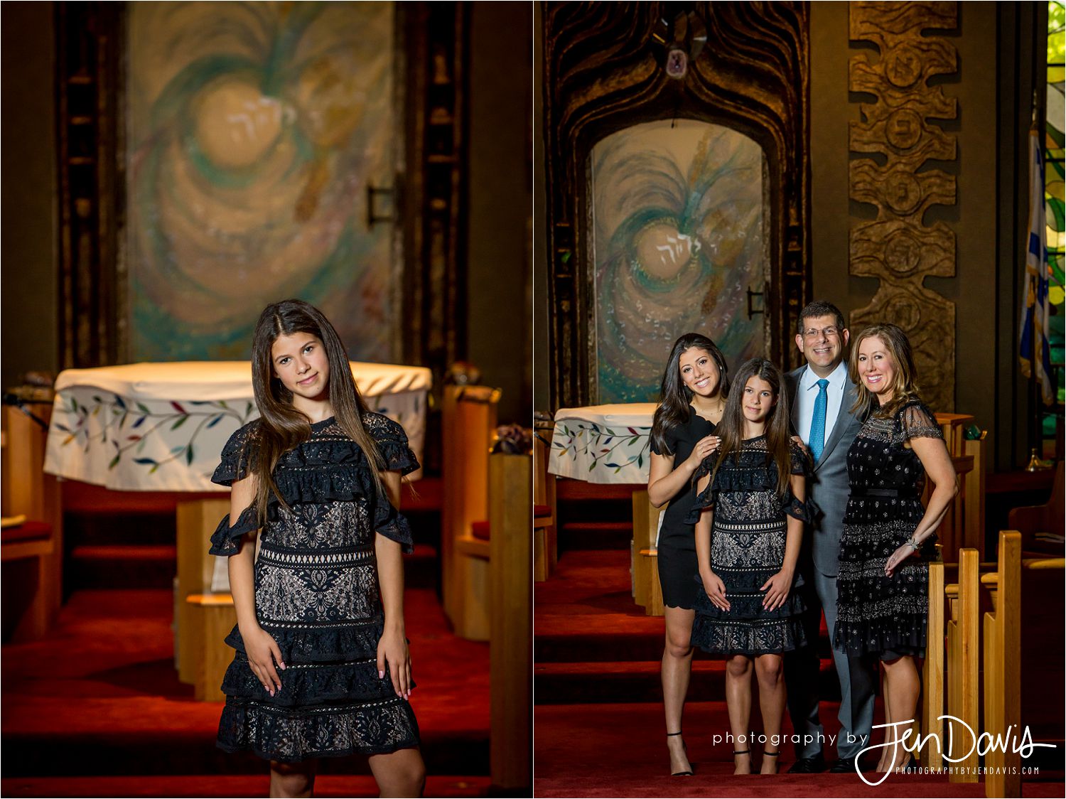 synagogue bat mitzvah portraits in Princeton