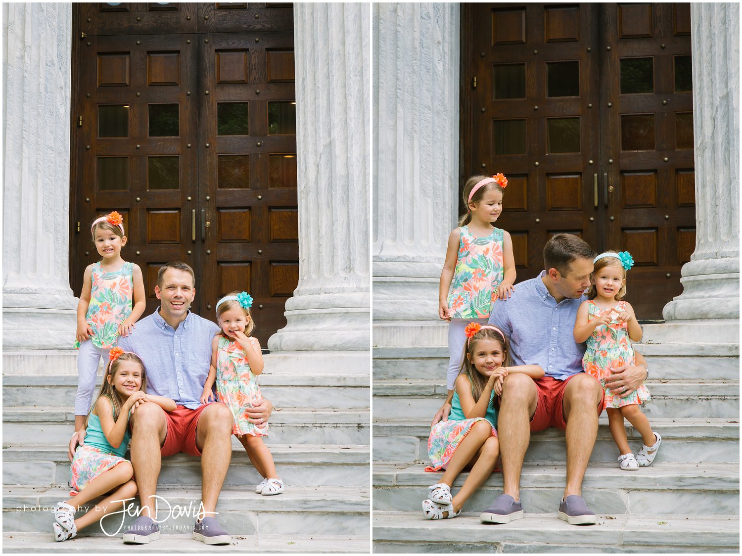 Family portraits at Princeton University