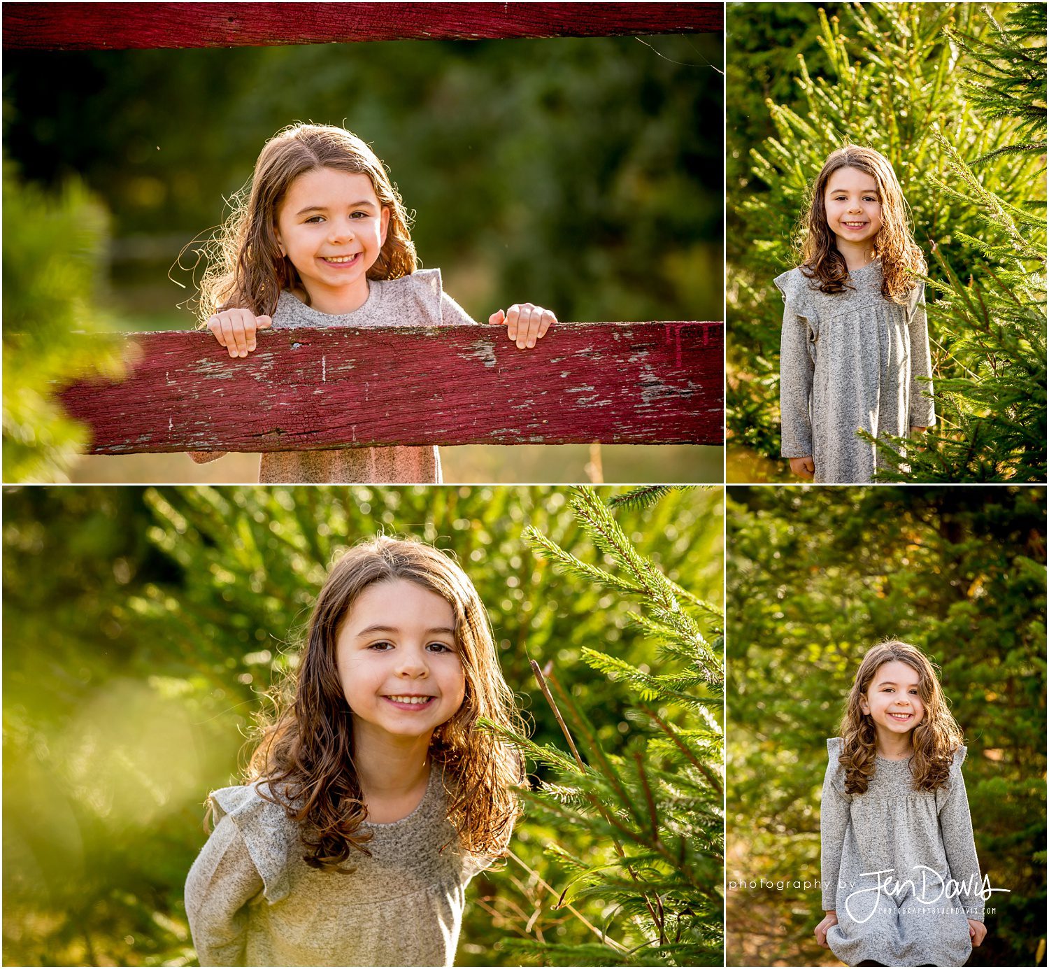 Top Christmas Tree Farm New Jersey Family Photographer