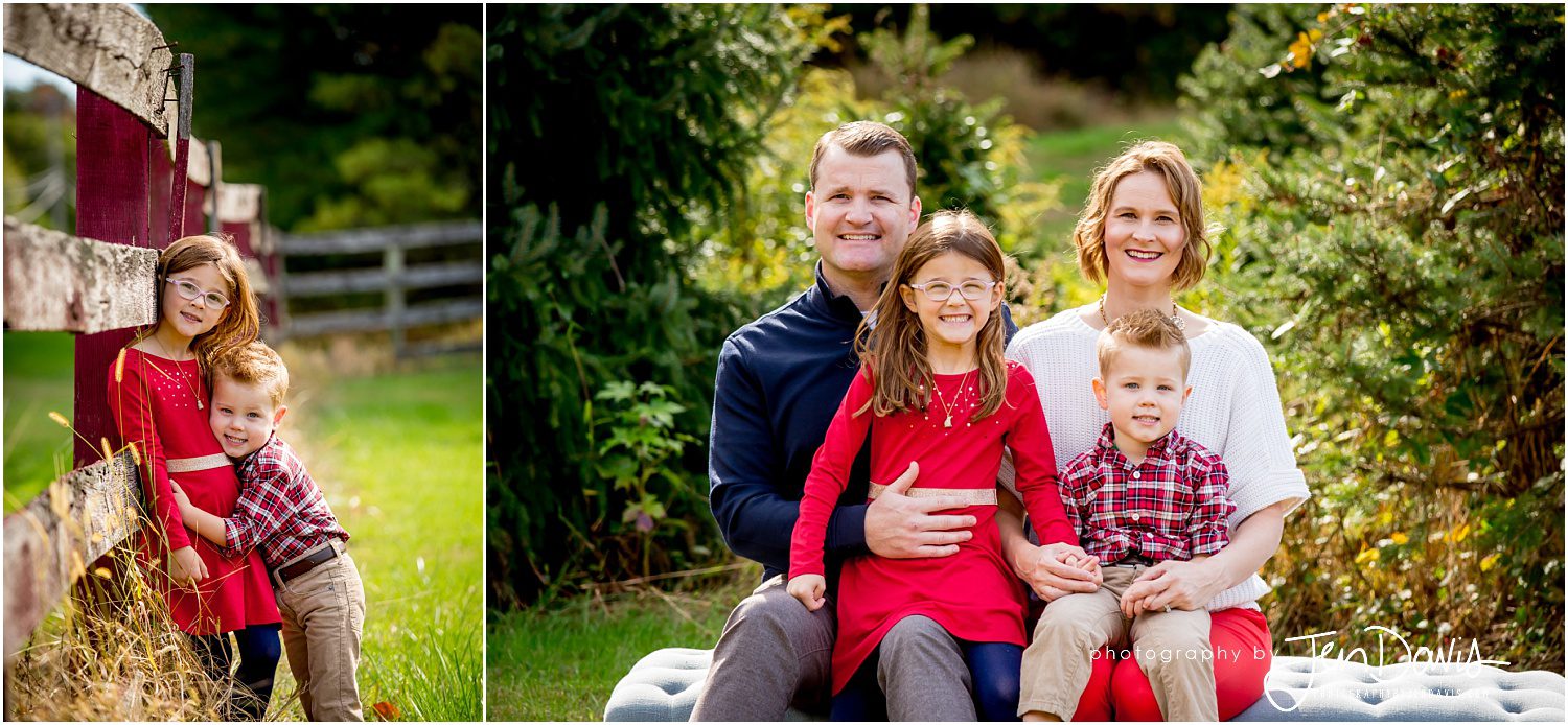 Top Christmas Tree Farm New Jersey Family Photographer