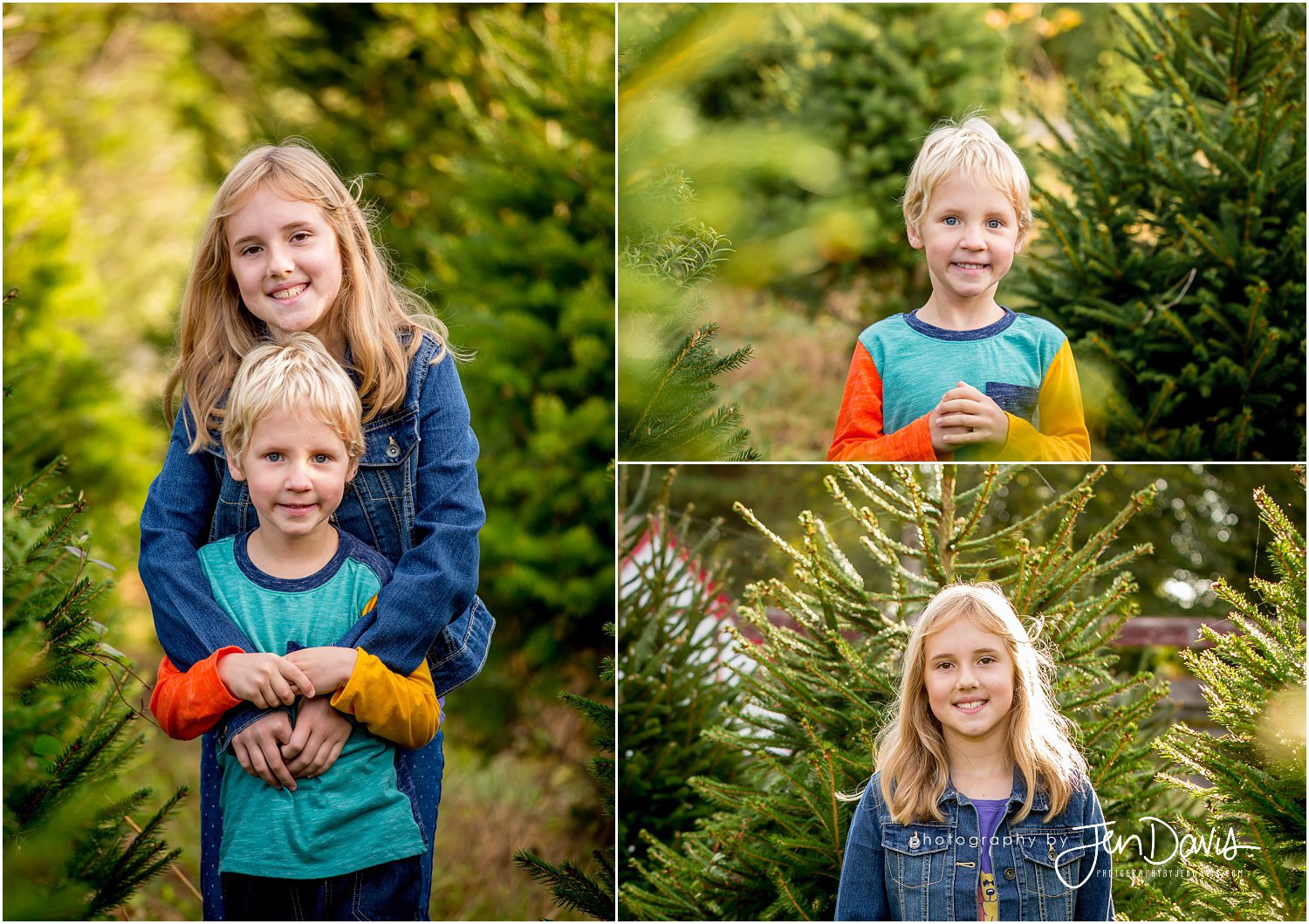 Top Christmas Tree Farm New Jersey Family Photographer