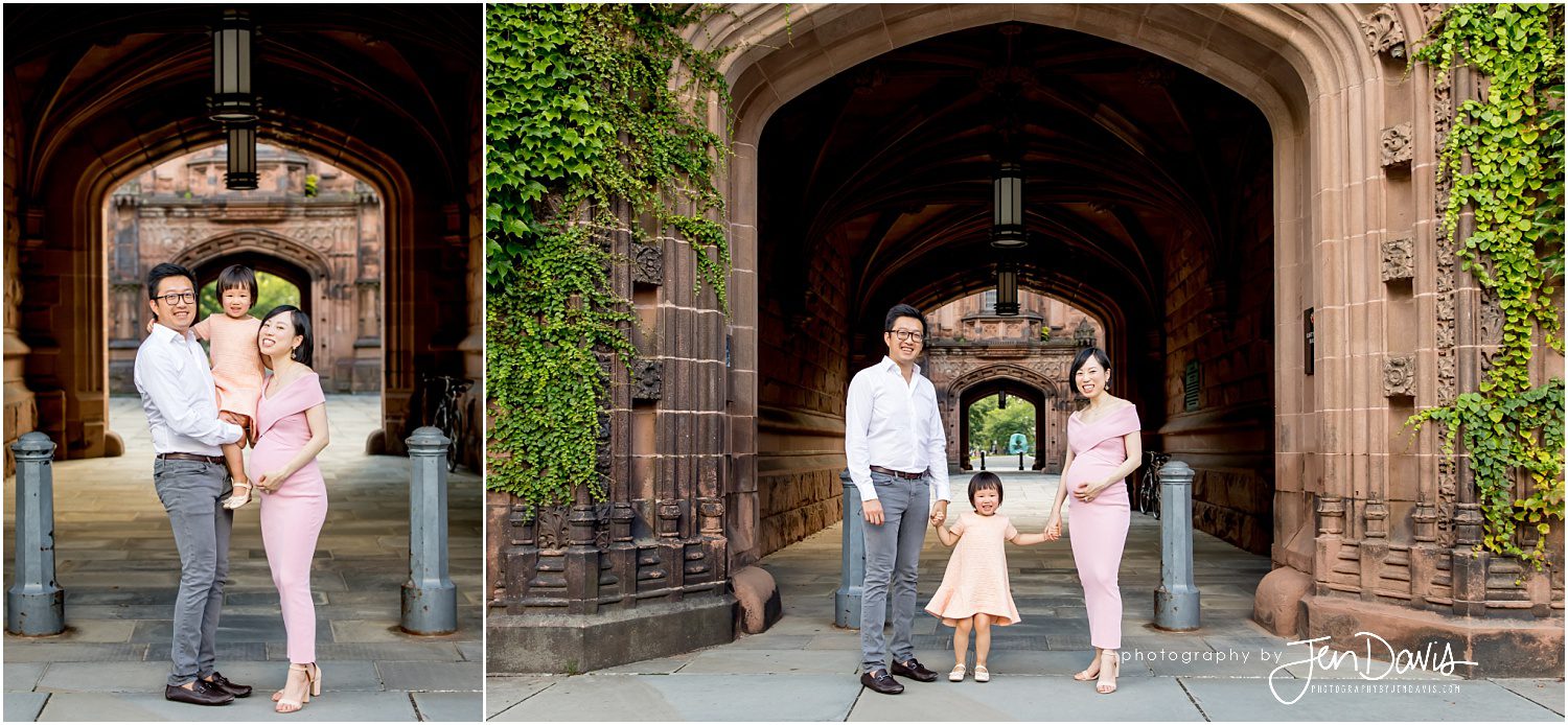 Princeton NJ Family Maternity University Campus Session