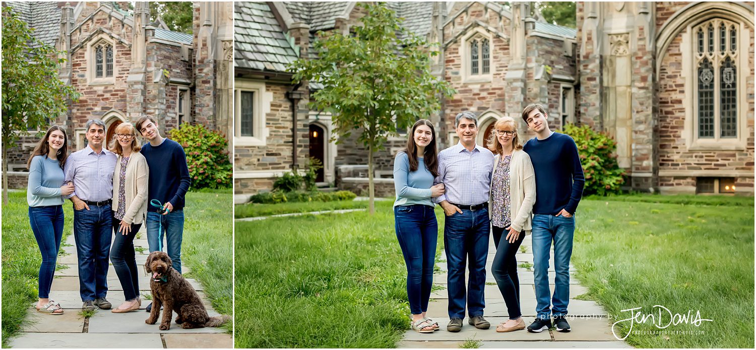 Princeton University Senior Family Portrait Session