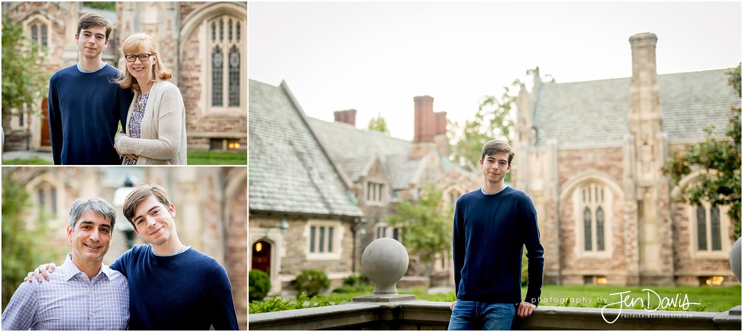 Princeton University Senior Family Portrait Session