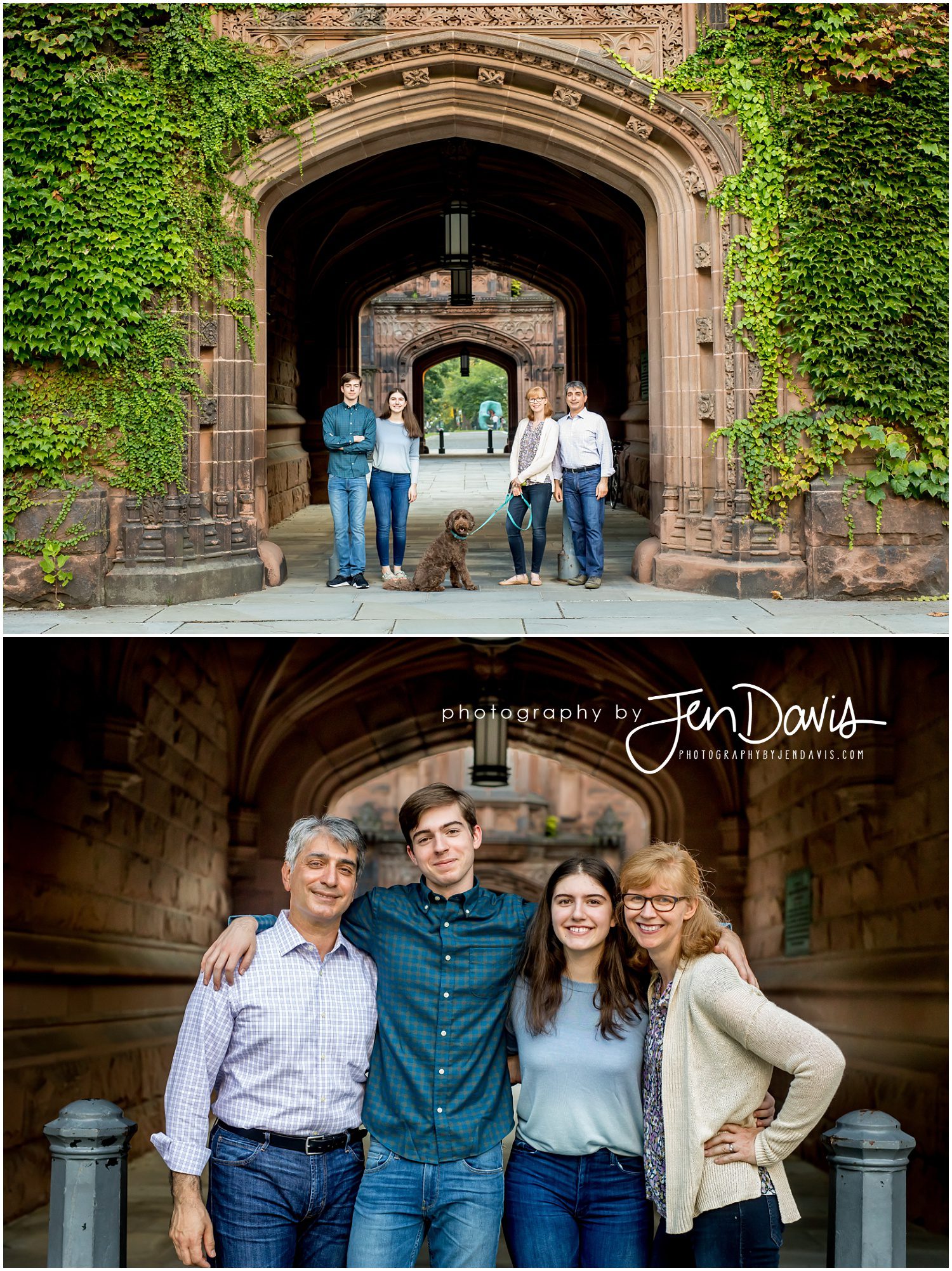 Princeton University Senior Family Portrait Session