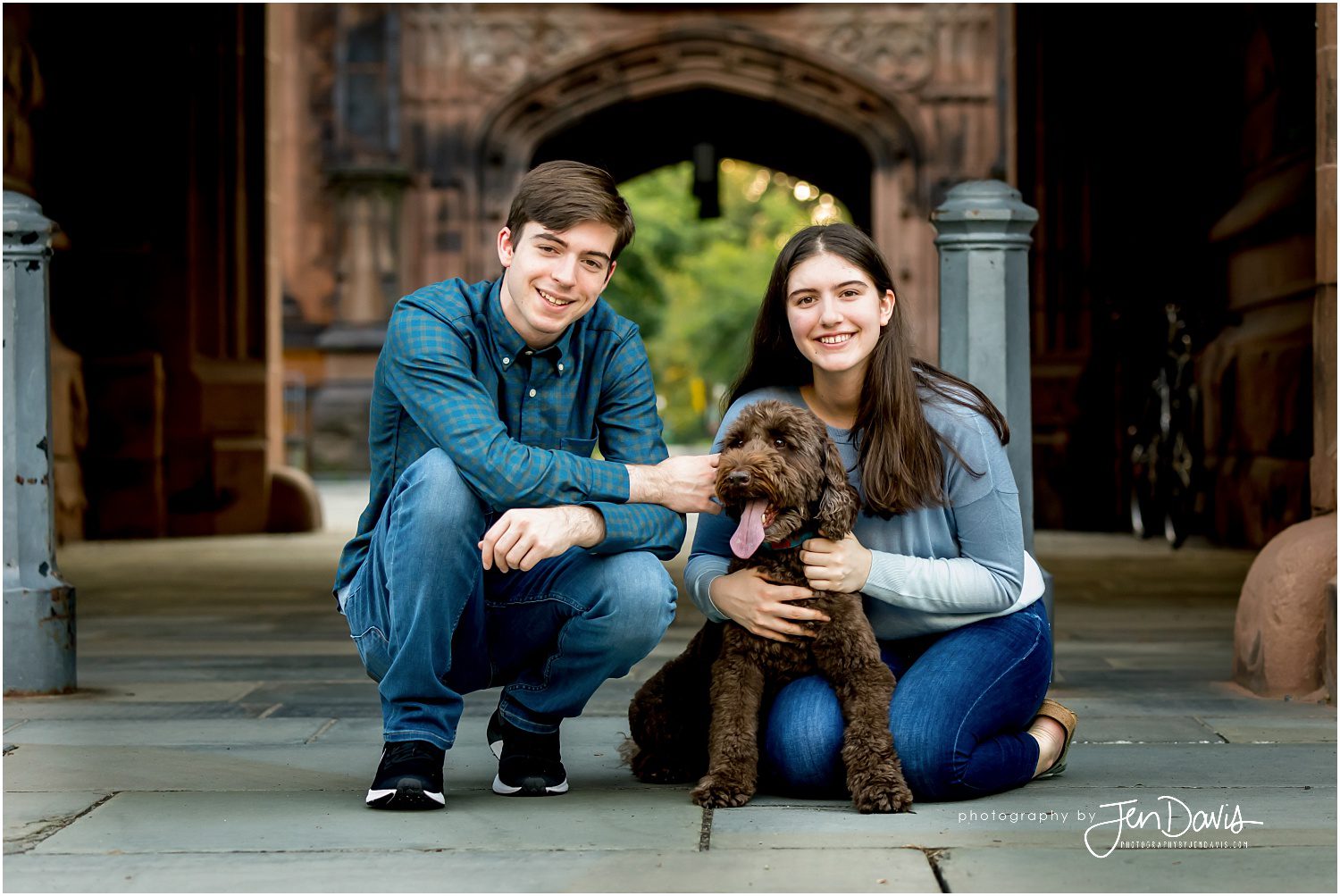 Princeton University Senior Family Portrait Session