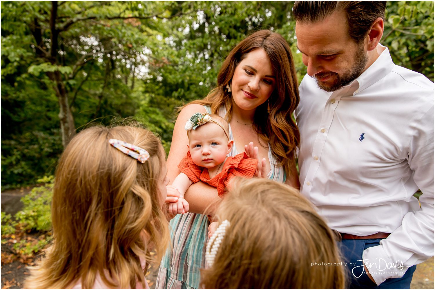 Outdoor Lifestyle Newborn Baby Family Photographer Bucks Co