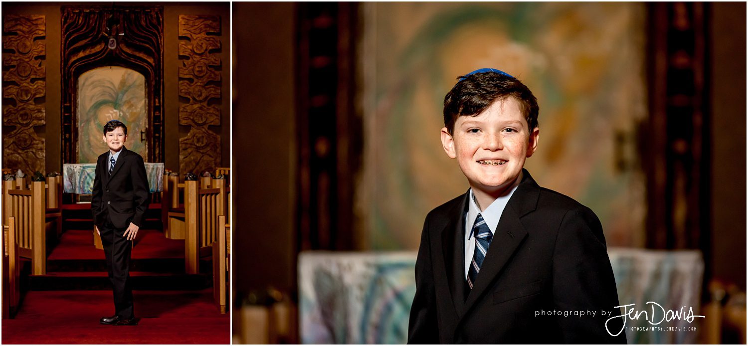 Princeton Jewish Center NJ Bar Mitzvah Portraits