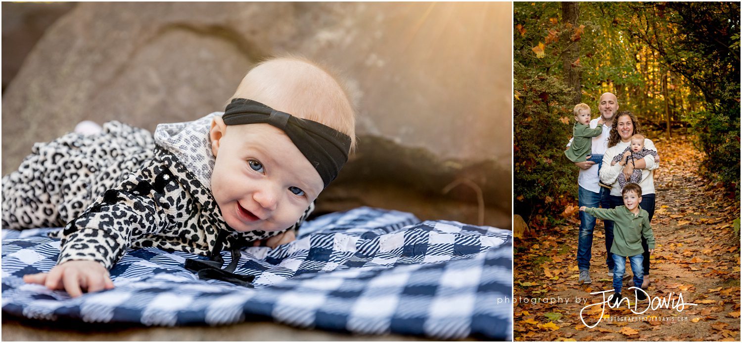 Allentown NJ Family Fall Portraits